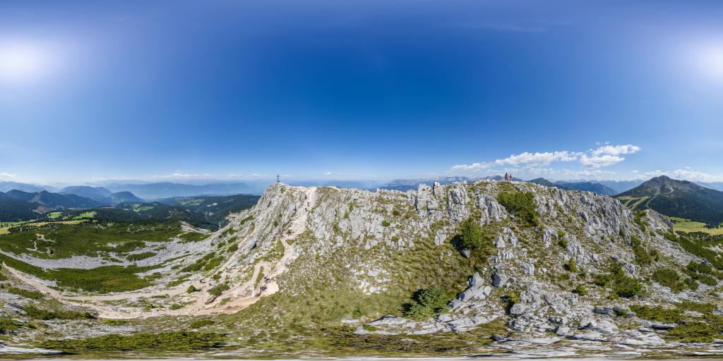 Weißhorn Gipfelaufbau